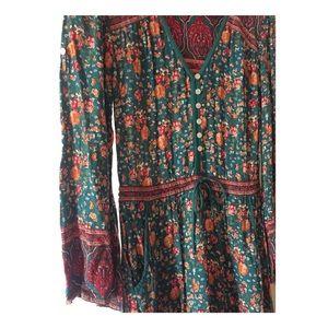 Cute Knee Length Floral/Bohemian Dress